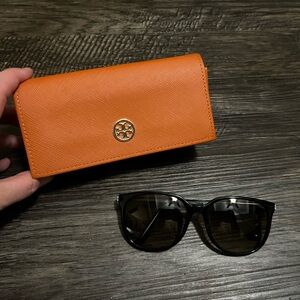 Tory Burch Black Sunglasses with Case